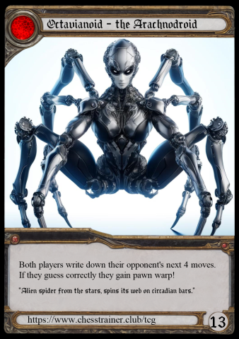 Card alienspider5 of Boss Battle Chess: Start Edition