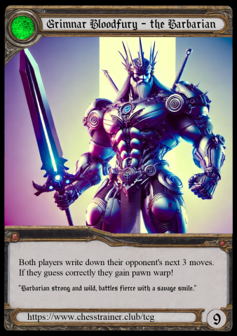 Card barbarian5 of Boss Battle Chess: Start Edition