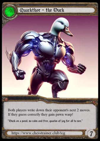 Card duck5 of Boss Battle Chess: Start Edition