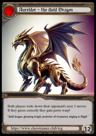 Card golddragon5 of Boss Battle Chess: Start Edition