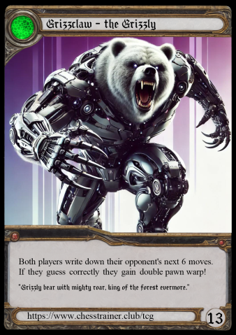 Card grizzly5 of Boss Battle Chess: Start Edition