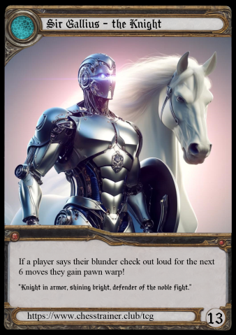 Card knight5 of Boss Battle Chess: Start Edition