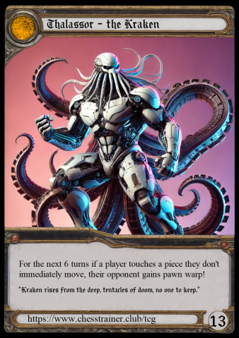 Card kraken5 of Boss Battle Chess: Start Edition