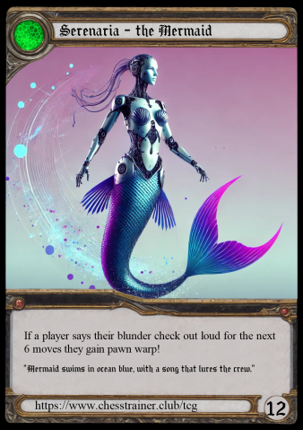 Card mermaid5 of Boss Battle Chess: Start Edition