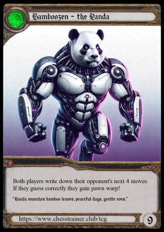 Card panda5 of Boss Battle Chess: Start Edition