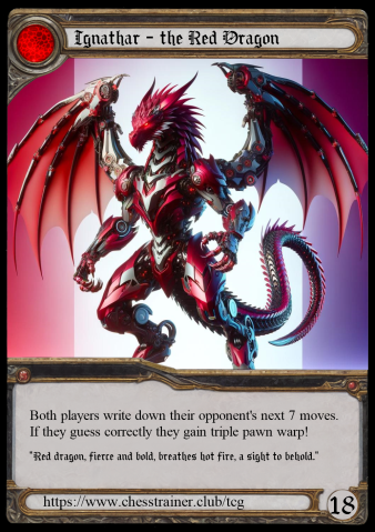 Card reddragon5 of Boss Battle Chess: Start Edition