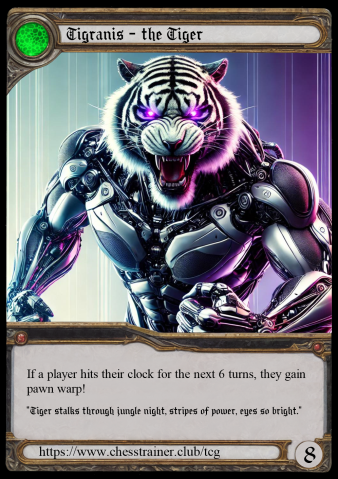 Card tiger5 of Boss Battle Chess: Start Edition