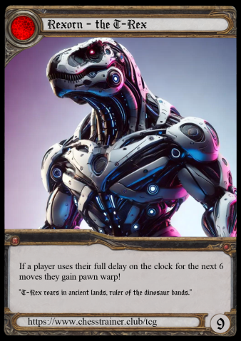 Card trex5 of Boss Battle Chess: Start Edition