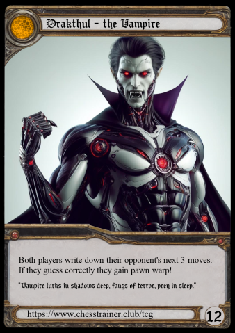 Card vampire5 of Boss Battle Chess: Start Edition