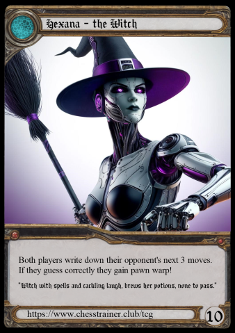 Card witch5 of Boss Battle Chess: Start Edition